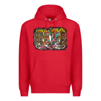 Red mama western Premium Hoodie - RacoonDesign