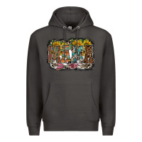 Smoke mama western Premium Hoodie - RacoonDesign