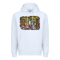 White mama western Premium Hoodie - RacoonDesign