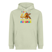 Matcha 44 years old birthday sloth dabbing 44th birthday sloth Heavyweight Hoodie - linhVisuals