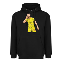 Black Diogo Jota Heavyweight Hoodie - linhVisuals