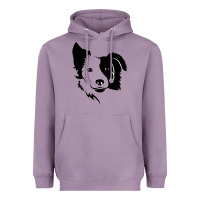 Lavender dog, collie, dogs, collies, border collies, puppy, sheepdog Heavyweight Hoodie - linhVisuals