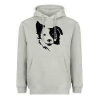Moon Dust dog, collie, dogs, collies, border collies, puppy, sheepdog Heavyweight Hoodie - linhVisuals