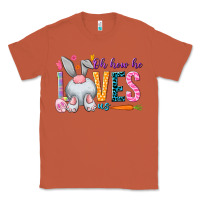 Copper Oh how he loves us Easter Day Classic Tee - HowdyJamesFarm