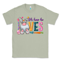 Matcha Oh how he loves us Easter Day Classic Tee - HowdyJamesFarm