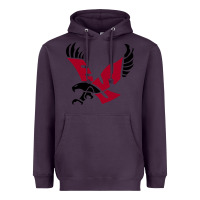 Plum eastern washington eagles Heavyweight Hoodie - linhVisuals
