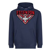 Navy essendon fc Heavyweight Hoodie - linhVisuals