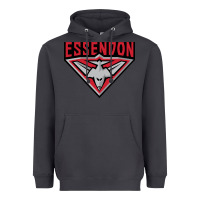 Smoke essendon fc Heavyweight Hoodie - linhVisuals