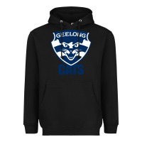 Black geelong cats Heavyweight Hoodie - linhVisuals