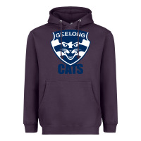 Plum geelong cats Heavyweight Hoodie - linhVisuals