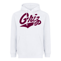 White montana griz Heavyweight Hoodie - linhVisuals