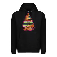 Black serape tooled leather arrowhead Premium Hoodie - Jasminsmagicworld