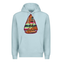 Blue Mist serape tooled leather arrowhead Premium Hoodie - Jasminsmagicworld