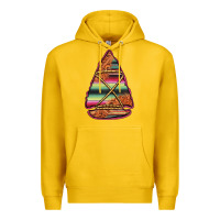 Lemon serape tooled leather arrowhead Premium Hoodie - Jasminsmagicworld