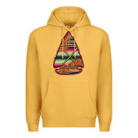 Mustard serape tooled leather arrowhead Premium Hoodie - Jasminsmagicworld