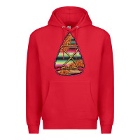 Red serape tooled leather arrowhead Premium Hoodie - Jasminsmagicworld