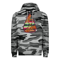 Slate Camo serape tooled leather arrowhead Premium Hoodie - Jasminsmagicworld