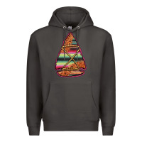 Smoke serape tooled leather arrowhead Premium Hoodie - Jasminsmagicworld