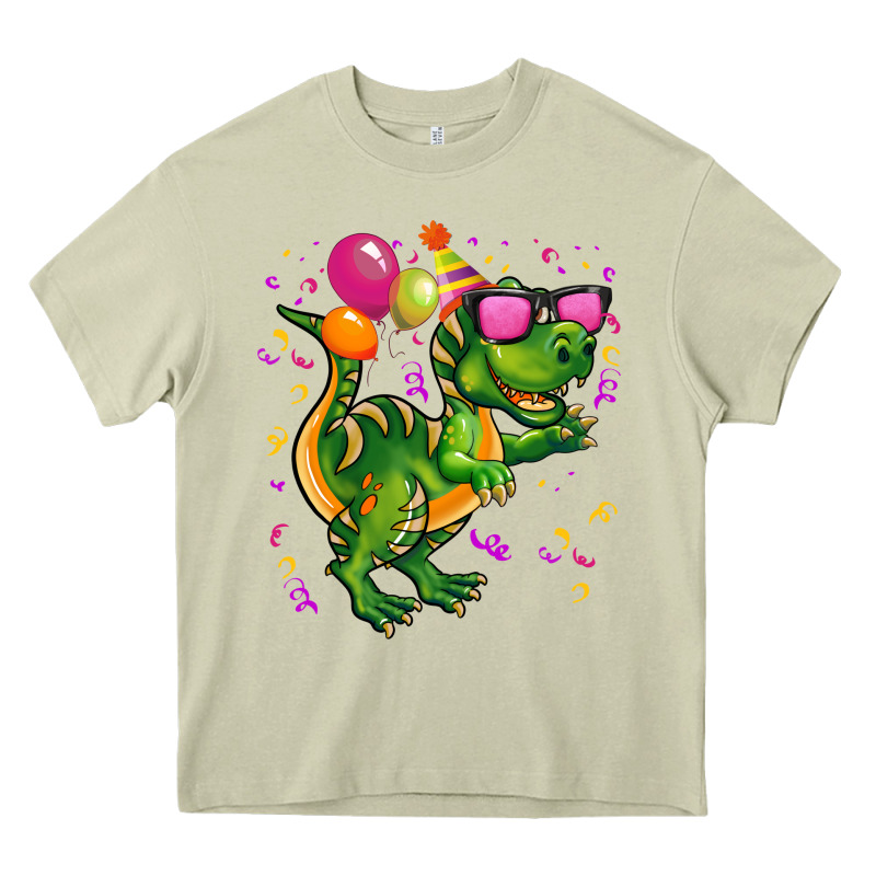 Birthday T Rex Pink Heavy Core Tee by CowGirlArtShop | Teevron