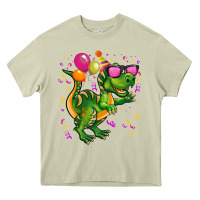 Mossy birthday t rex pink Heavy Core Tee - CowGirlArtShop