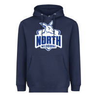Navy north melbourne fc Heavyweight Hoodie - linhVisuals