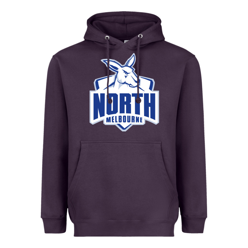 North Melbourne Fc Heavyweight Hoodie by linhVisuals | Teevron