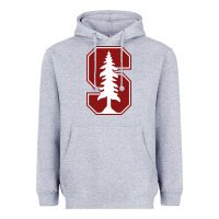 Heather Grey stanford cardinal Heavyweight Hoodie - linhVisuals