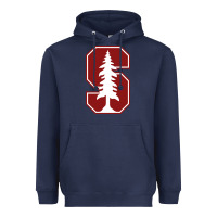 Navy stanford cardinal Heavyweight Hoodie - linhVisuals
