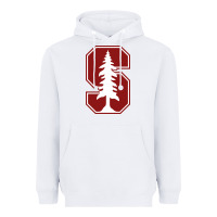White stanford cardinal Heavyweight Hoodie - linhVisuals