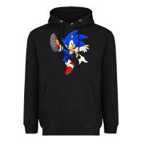 Black Söniĉ Kids Heavyweight Hoodie - linhVisuals