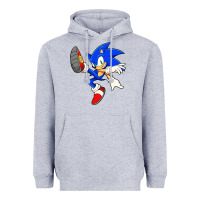 Heather Grey Söniĉ Kids Heavyweight Hoodie - linhVisuals