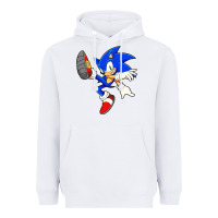 White Söniĉ Kids Heavyweight Hoodie - linhVisuals