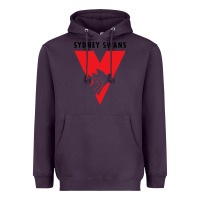 Plum sydney swans Heavyweight Hoodie - linhVisuals