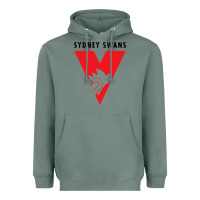 Sage sydney swans Heavyweight Hoodie - linhVisuals