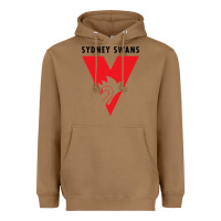Toasted Coconut sydney swans Heavyweight Hoodie - linhVisuals