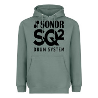 Sage Sonor Drum Heavyweight Hoodie - linhVisuals