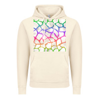 Vintage Artic Watercolor Rainbow Giraffe Seamless Pattern Vintage Hoodie - BundleAndBundleShop