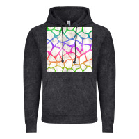 Vintage Black Watercolor Rainbow Giraffe Seamless Pattern Vintage Hoodie - BundleAndBundleShop