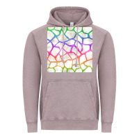 Vintage Zinc Watercolor Rainbow Giraffe Seamless Pattern Vintage Hoodie - BundleAndBundleShop