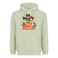 Matcha conker the squirrel, bad, video game, game, green, squirel Heavyweight Hoodie - linhVisuals