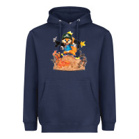 Navy conker the squirrel, bad, video game, game, green, squirel Heavyweight Hoodie - linhVisuals
