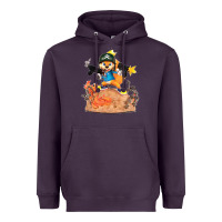 Plum conker the squirrel, bad, video game, game, green, squirel Heavyweight Hoodie - linhVisuals