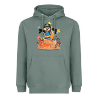Sage conker the squirrel, bad, video game, game, green, squirel Heavyweight Hoodie - linhVisuals