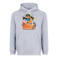 Heather Grey conker the squirrel, bad, video game, game, green, squirel Heavyweight Hoodie - linhVisuals
