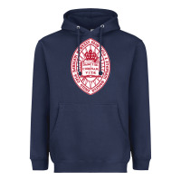 Navy bard college Heavyweight Hoodie - linhVisuals