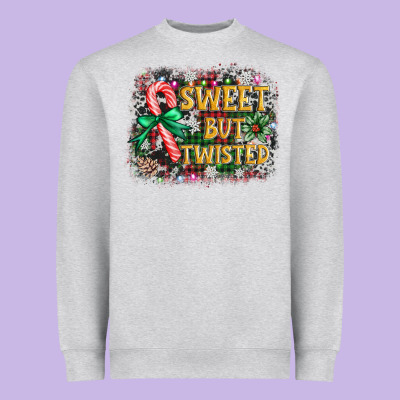Sweet But Twisted Heavyweight Sweatshirt Designed By Adodesignshop