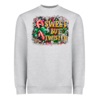 Heather Grey sweet but twisted Heavyweight Sweatshirt - AdoDesignShop