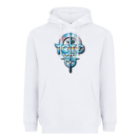 White toto black dwi Heavyweight Hoodie - linhVisuals