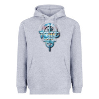 Heather Grey toto black dwi Heavyweight Hoodie - linhVisuals