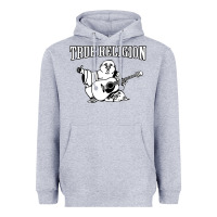 Heather Grey true religion [tw] Heavyweight Hoodie - linhVisuals